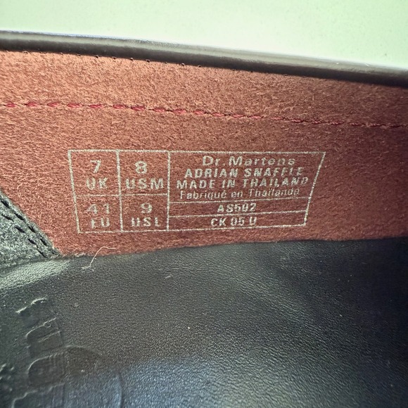 Dr. Martens Burgundy Leather Kiltie Bit Loafers - Picture 7 of 8